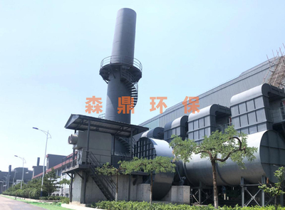 河北津西型钢塑烧板除尘器项目