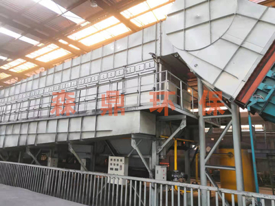 河北德龙带钢塑烧板除尘项目