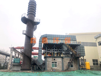 襄汾县新金山高棒线塑烧板除尘项目